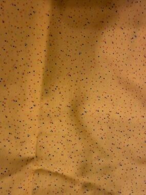 Vintage Speckled Yellow Fabric